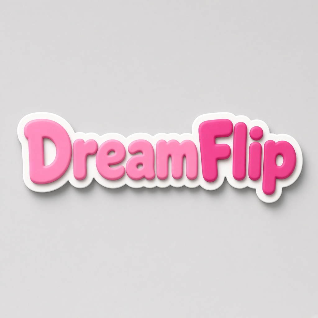 DreamFlip Sticker Sheet, Pink