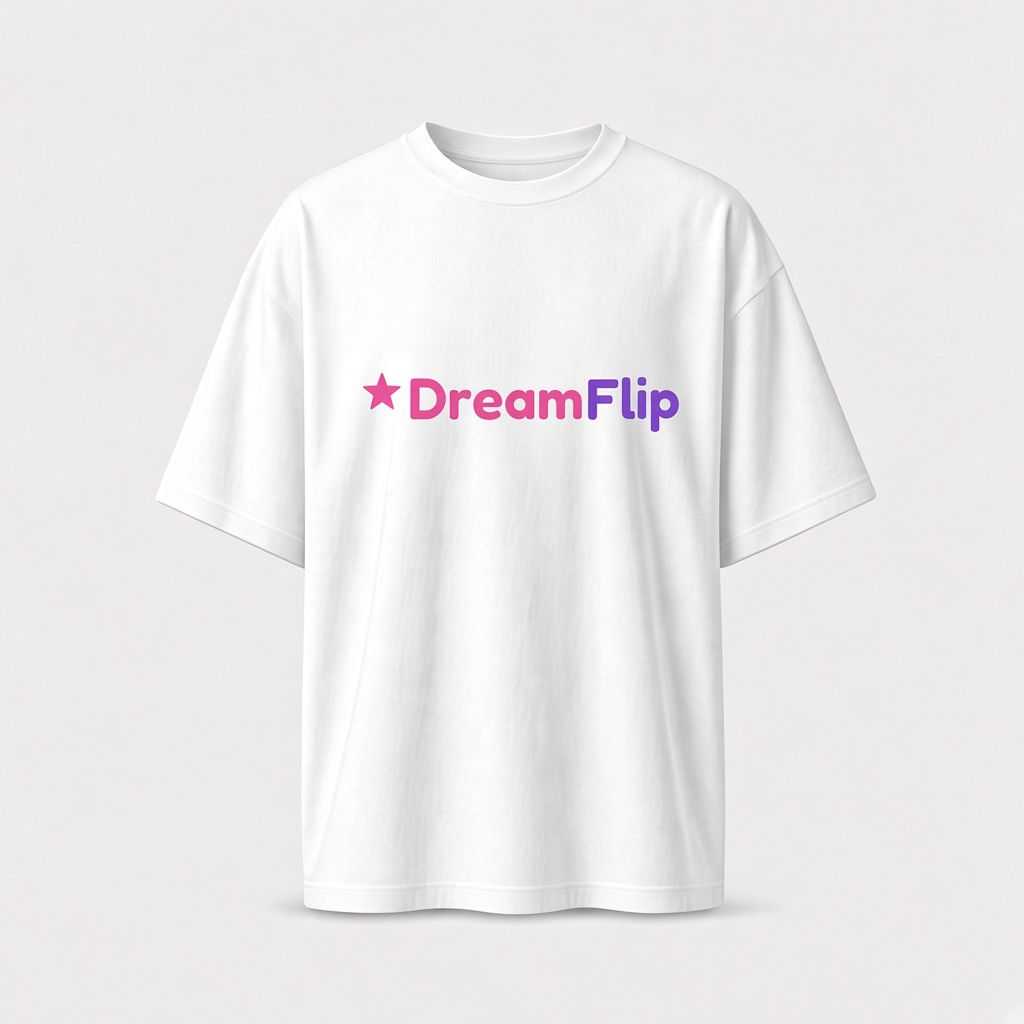 Oversized Sparkle Tee, White